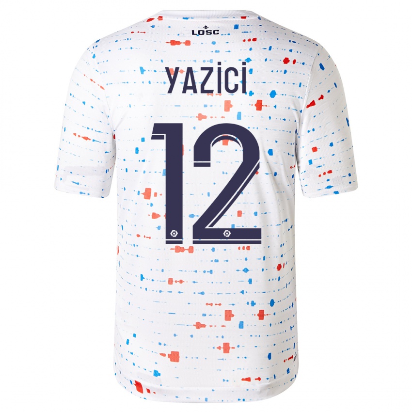 Criança Camisola Yusuf Yazici #12 Branco Alternativa 2023/24 Camisa