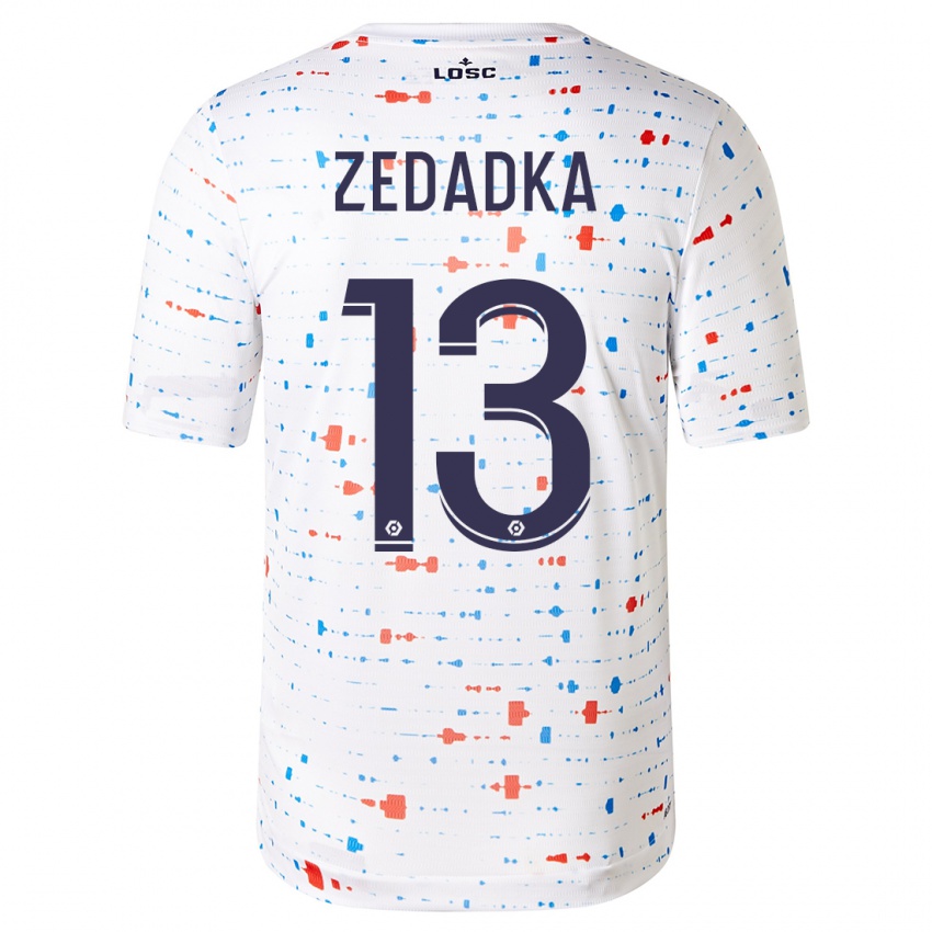 Criança Camisola Akim Zedadka #13 Branco Alternativa 2023/24 Camisa