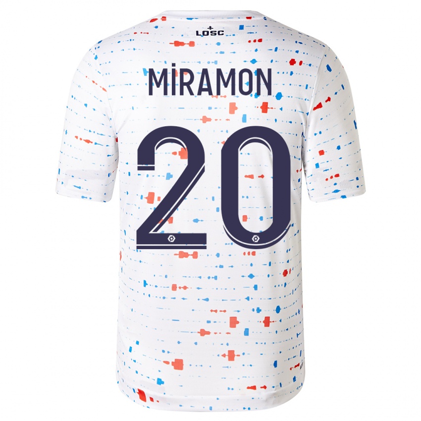 Criança Camisola Ignacio Miramón #20 Branco Alternativa 2023/24 Camisa