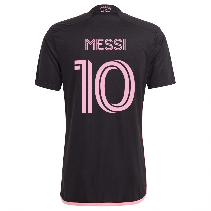Criança Camisola Lionel Messi #10 Preto Alternativa 2023/24 Camisa