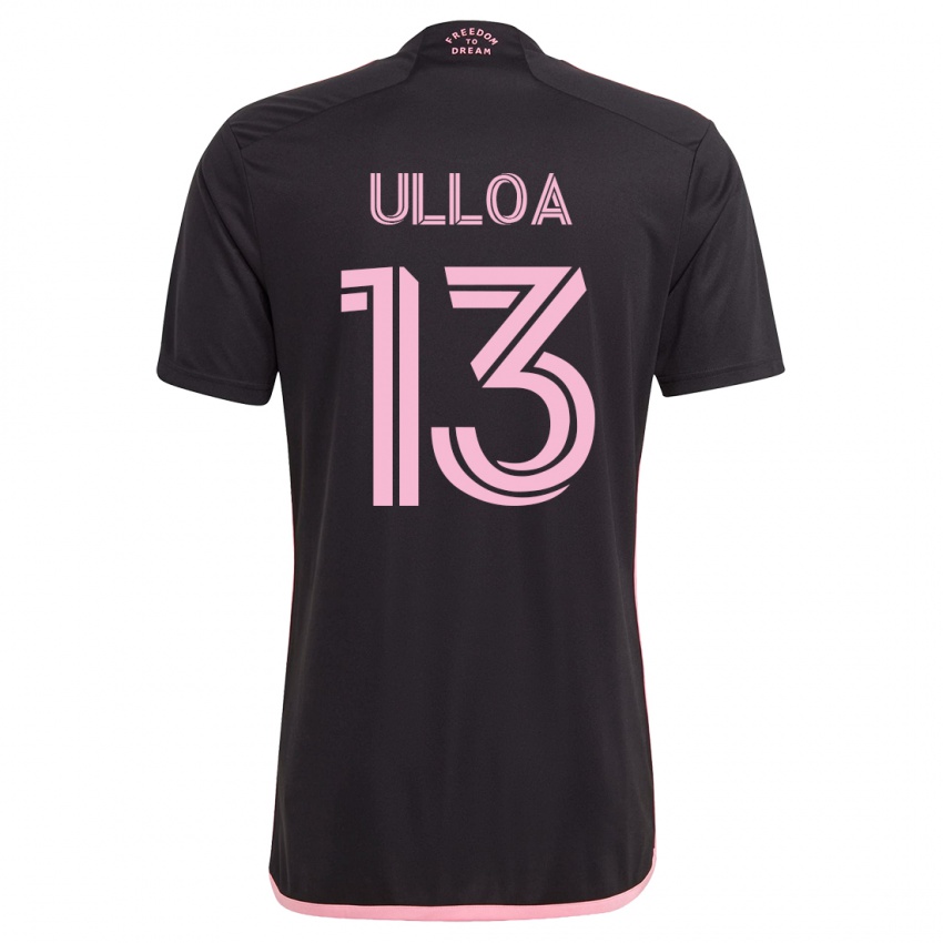 Criança Camisola Víctor Ulloa #13 Preto Alternativa 2023/24 Camisa