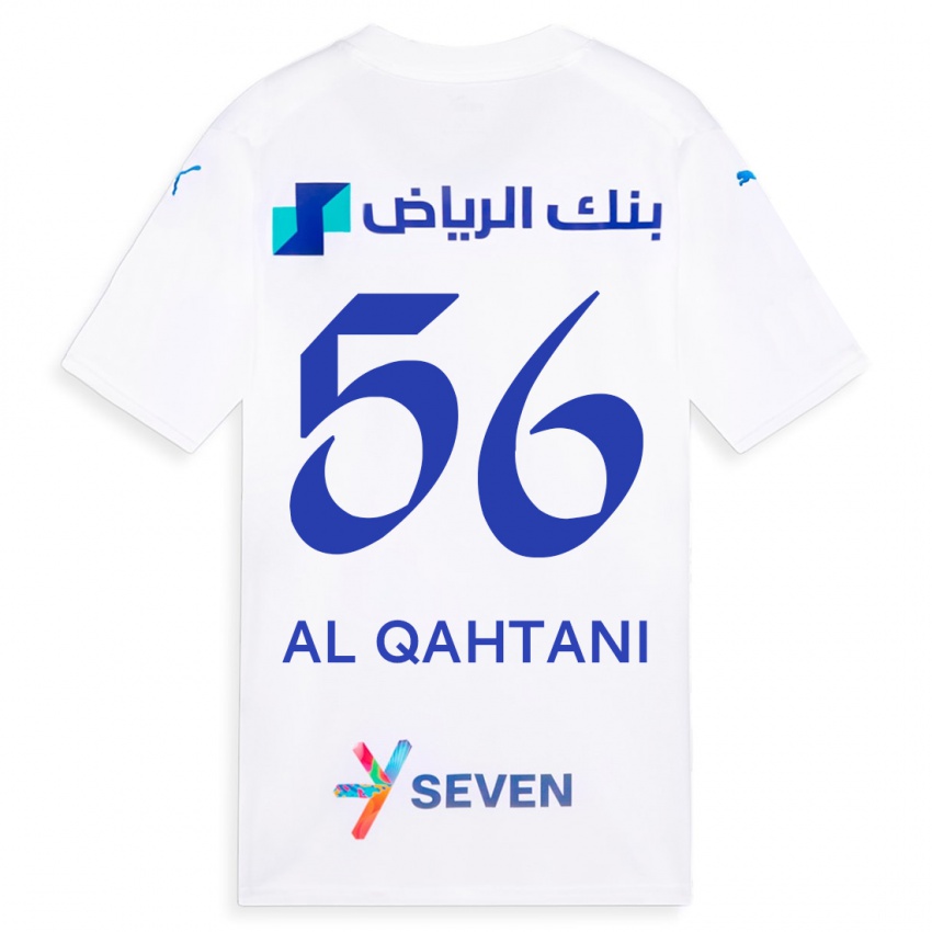 Criança Camisola Mohammed Al-Qahtani #56 Branco Alternativa 2023/24 Camisa