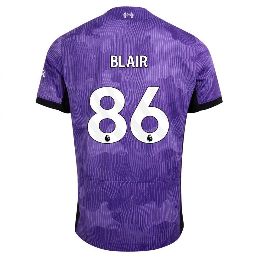 Criança Camisola Harvey Blair #86 Roxo Terceiro 2023/24 Camisa