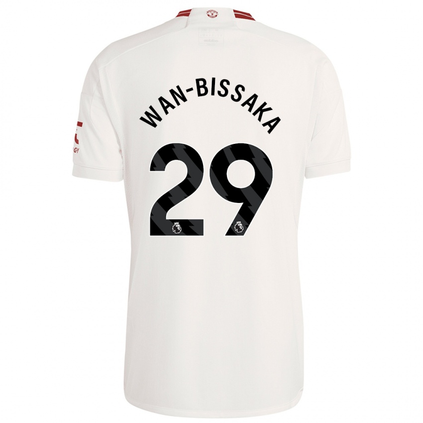 Criança Camisola Aaron Wan-Bissaka #29 Branco Terceiro 2023/24 Camisa