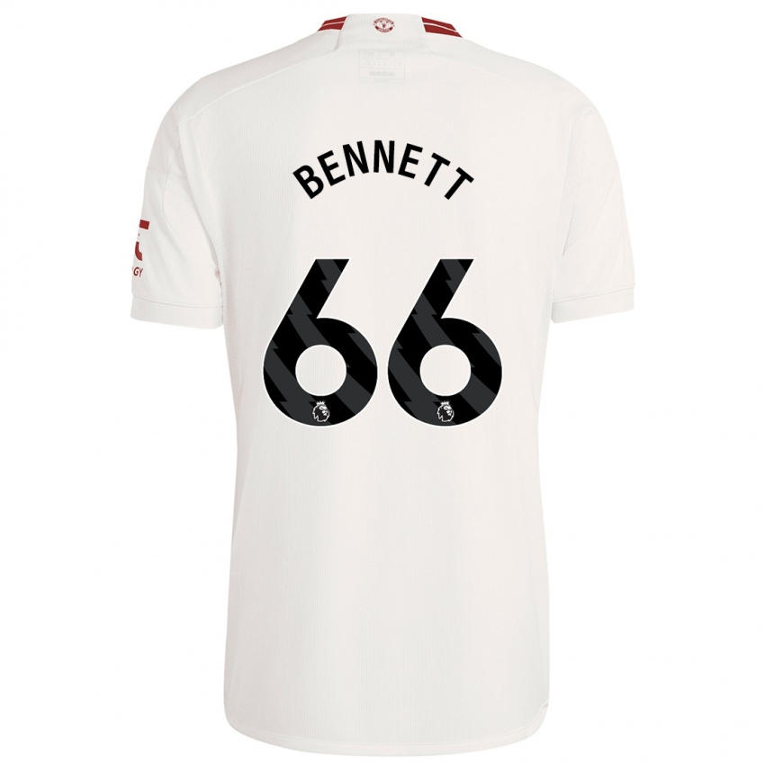 Criança Camisola Rhys Bennett #66 Branco Terceiro 2023/24 Camisa