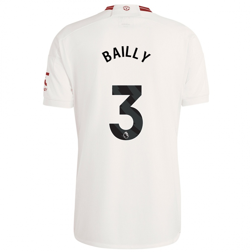 Criança Camisola Eric Bailly #3 Branco Terceiro 2023/24 Camisa