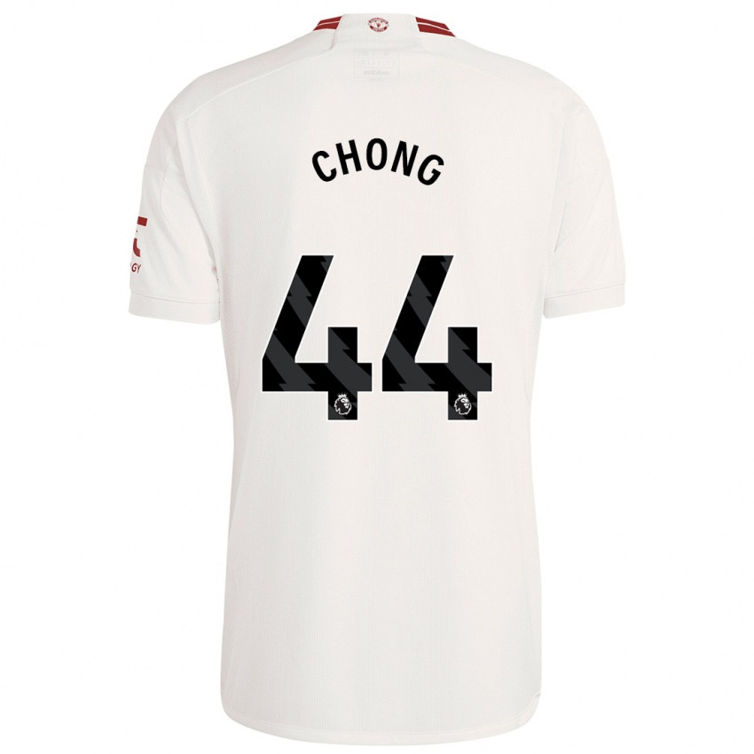 Criança Camisola Tahith Chong #44 Branco Terceiro 2023/24 Camisa