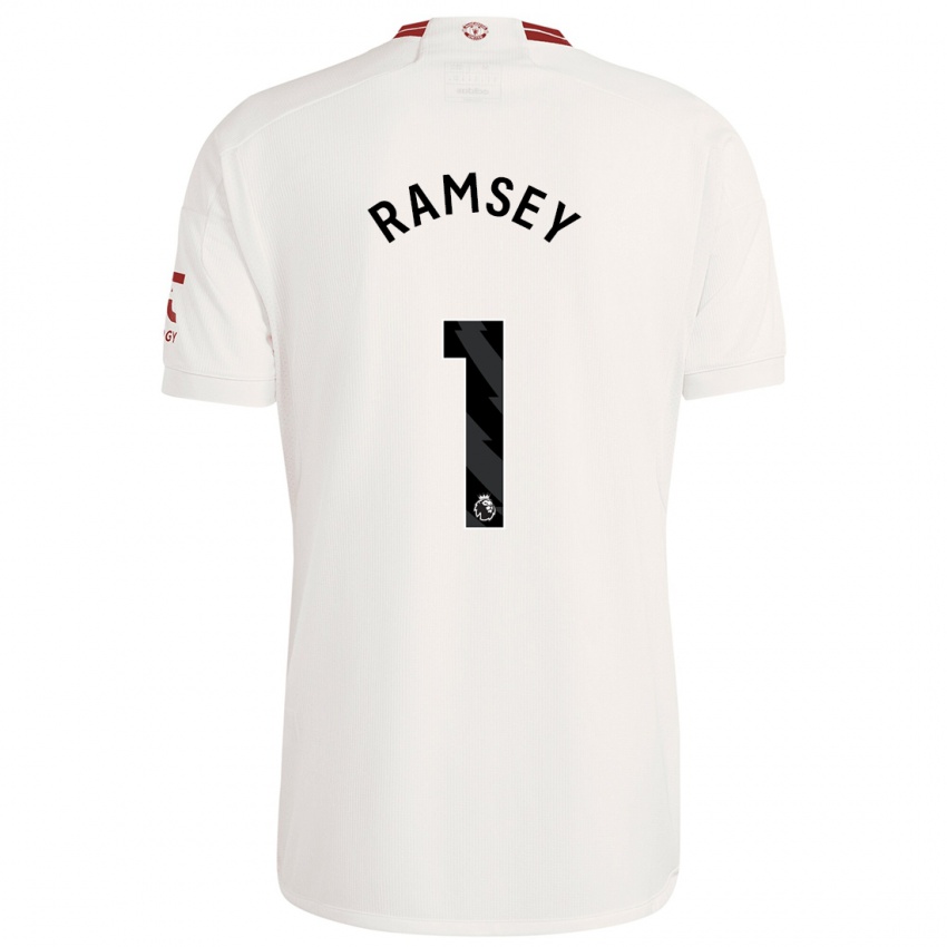 Criança Camisola Emily Ramsey #1 Branco Terceiro 2023/24 Camisa