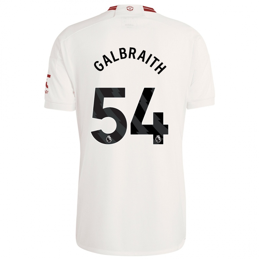 Criança Camisola Ethan Galbraith #54 Branco Terceiro 2023/24 Camisa