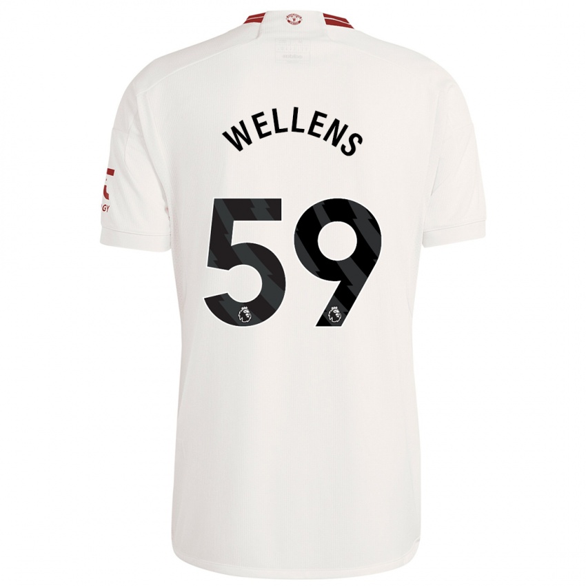 Criança Camisola Charlie Wellens #59 Branco Terceiro 2023/24 Camisa