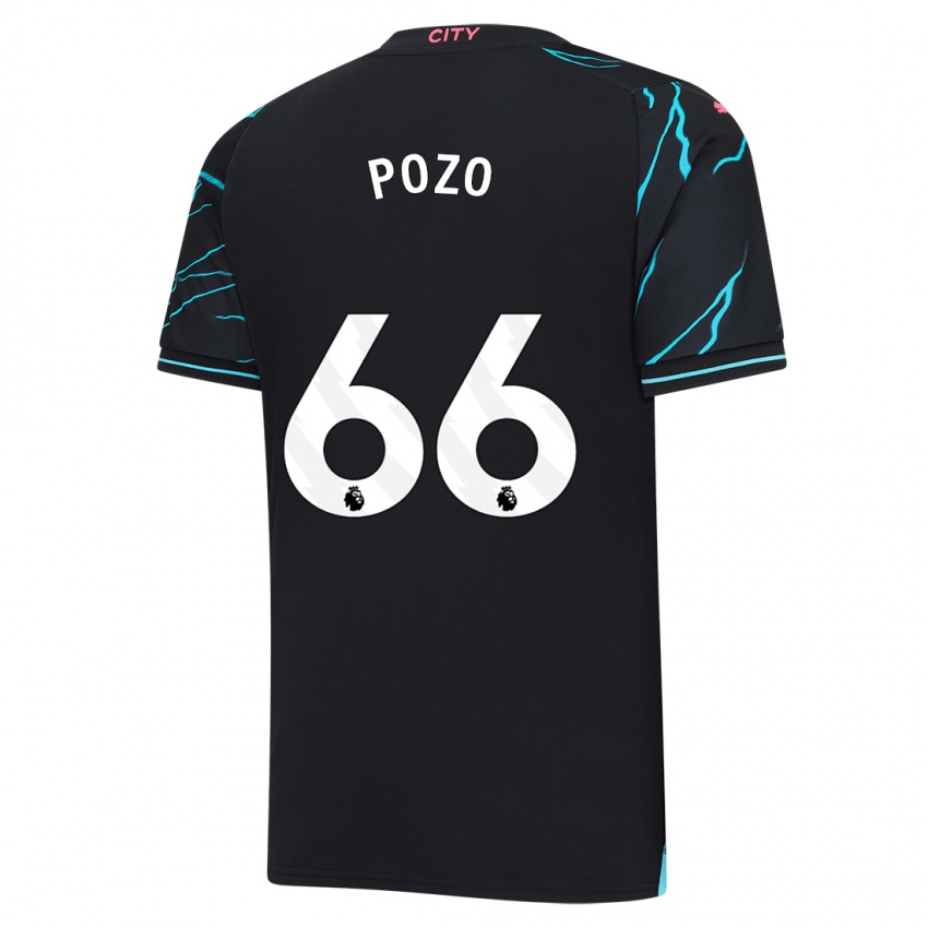 Criança Camisola Iker Pozo #66 Azul Escuro Terceiro 2023/24 Camisa