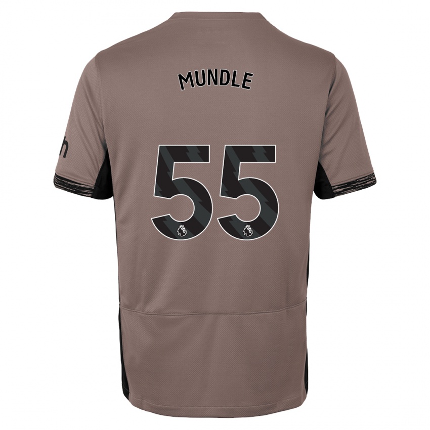 Criança Camisola Romaine Mundle #55 Bege Escuro Terceiro 2023/24 Camisa