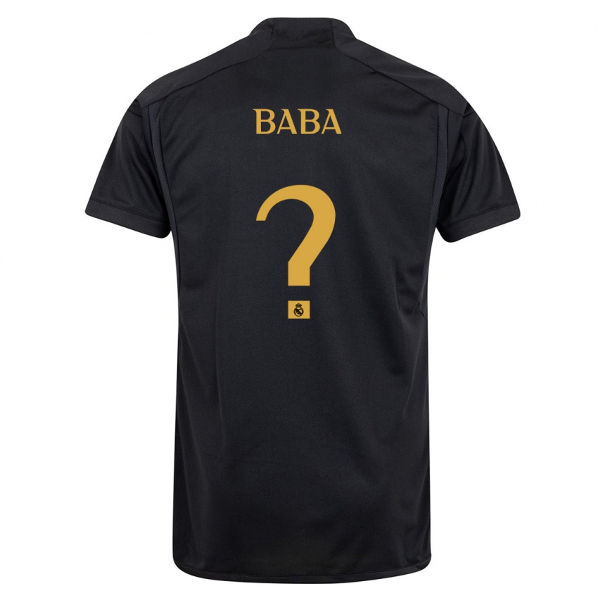 Criança Camisola Baba #0 Preto Terceiro 2023/24 Camisa