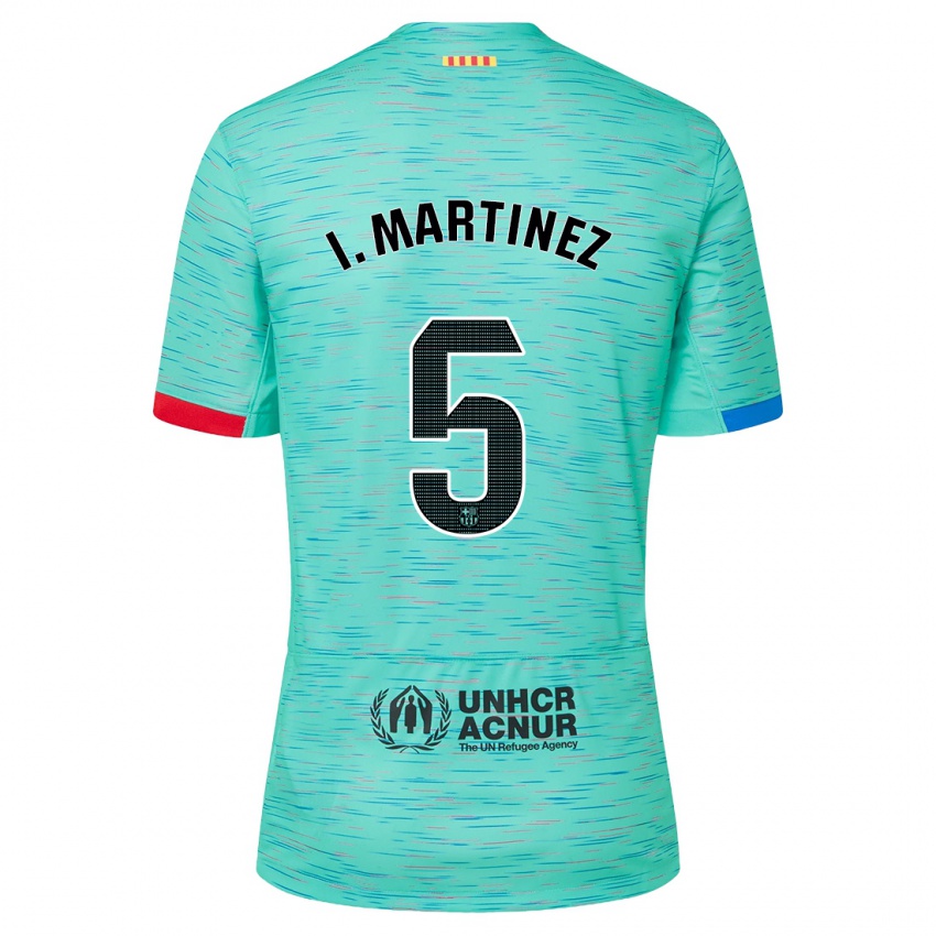 Criança Camisola Iñigo Martínez #5 Água Clara Terceiro 2023/24 Camisa