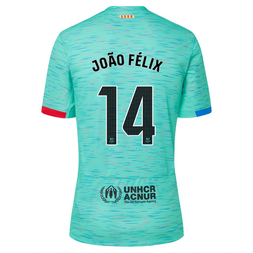 Criança Camisola Joao Felix #14 Água Clara Terceiro 2023/24 Camisa