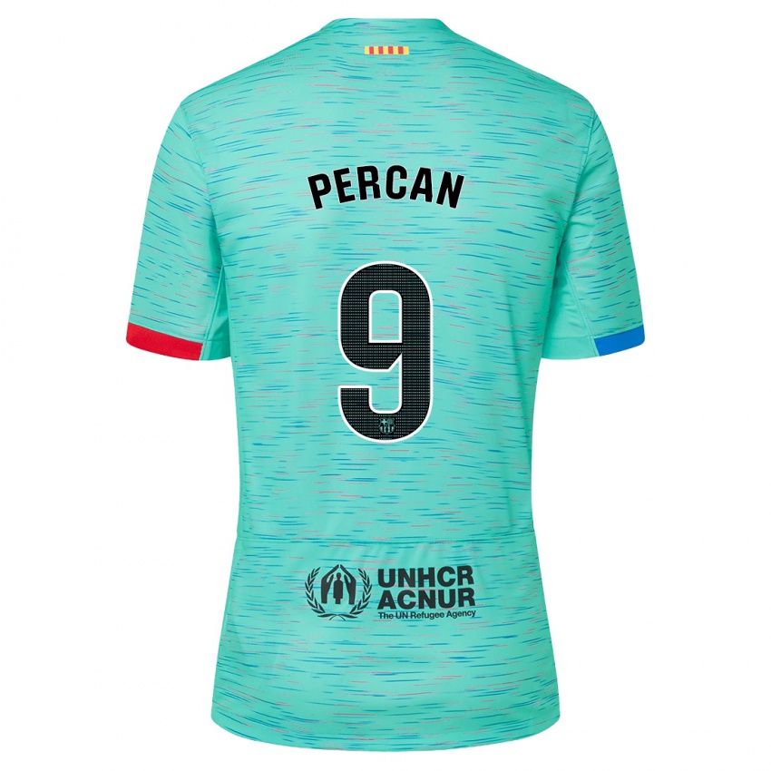 Criança Camisola Diego Percan #9 Água Clara Terceiro 2023/24 Camisa