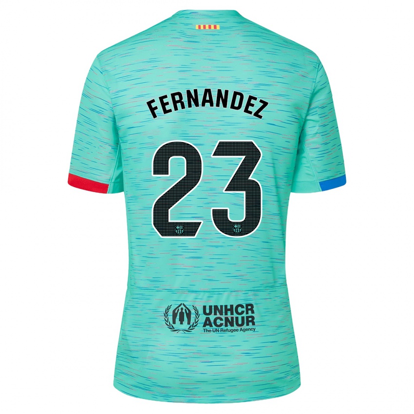 Criança Camisola Pelayo Fernandez #23 Água Clara Terceiro 2023/24 Camisa