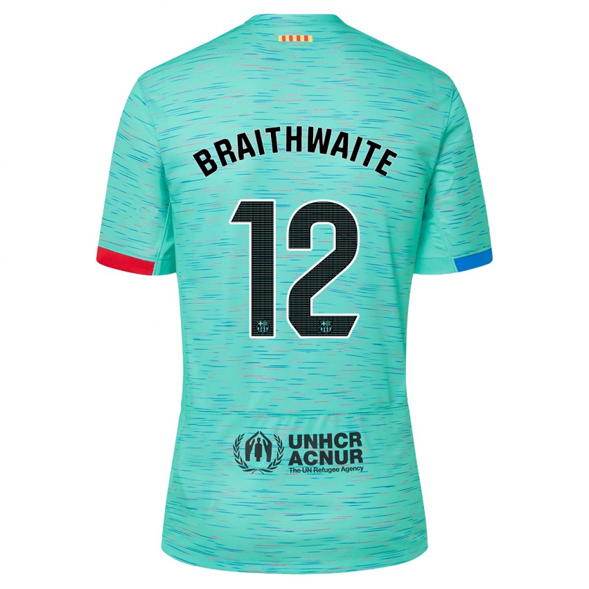 Criança Camisola Martin Braithwaite #12 Água Clara Terceiro 2023/24 Camisa