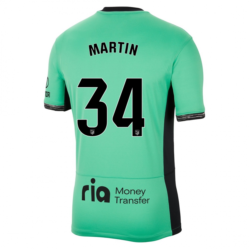 Criança Camisola Carlos Martin #34 Primavera Verde Terceiro 2023/24 Camisa