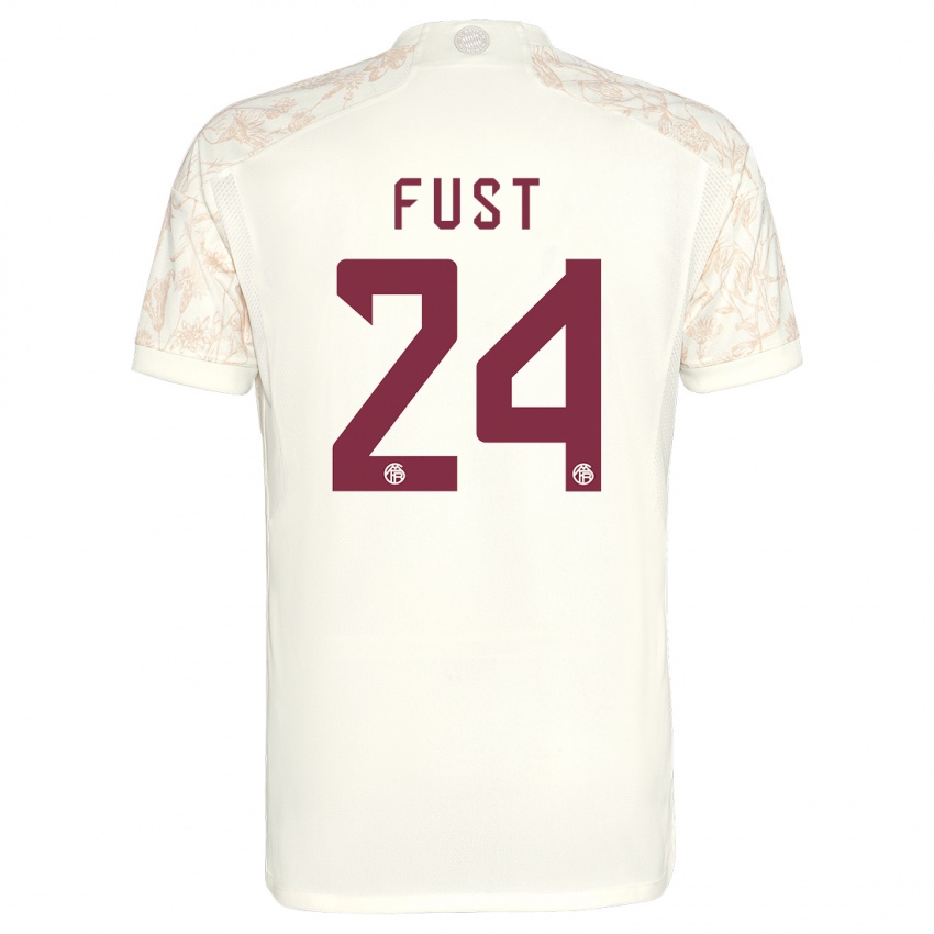 Criança Camisola Leon Fust #24 Off White Terceiro 2023/24 Camisa