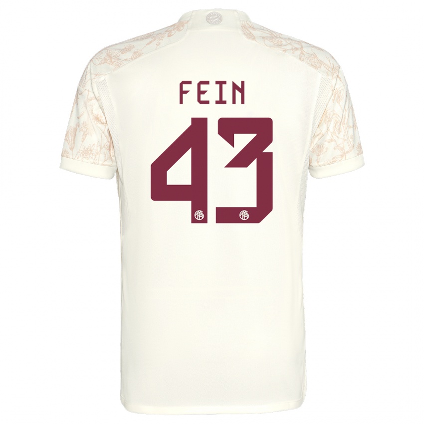 Criança Camisola Adrian Fein #43 Off White Terceiro 2023/24 Camisa