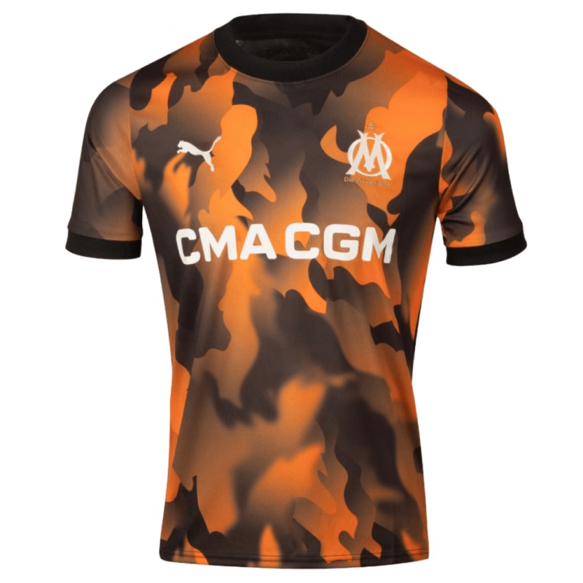 Criança Camisola Bamba Dieng #12 Preto Laranja Terceiro 2023/24 Camisa