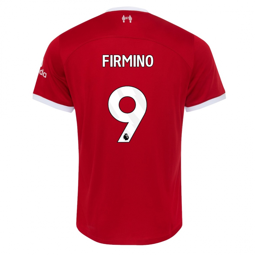 Homem Camisola Roberto Firmino #9 Vermelho Principal 2023/24 Camisa