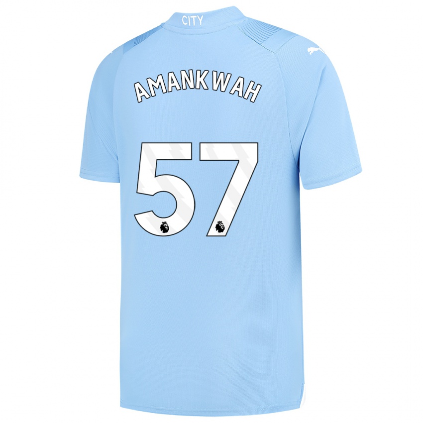 Homem Camisola Yeboah Amankwah #57 Azul Claro Principal 2023/24 Camisa