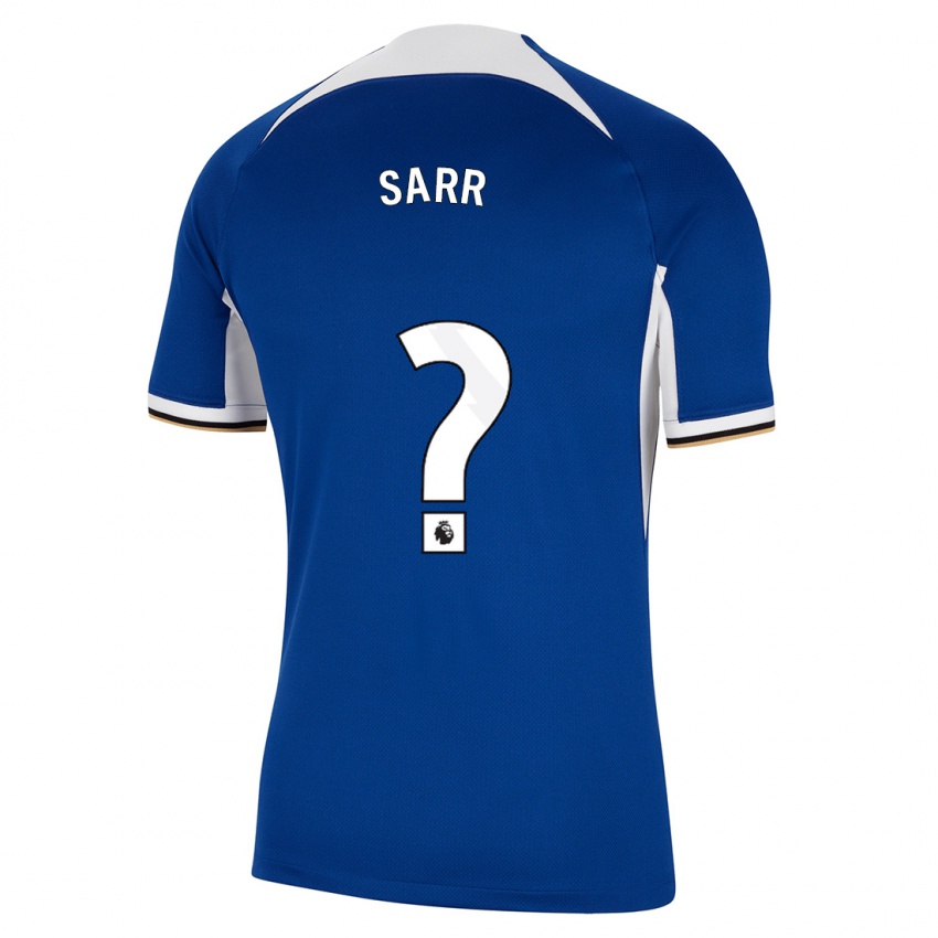 Homem Camisola Malang Sarr #0 Azul Principal 2023/24 Camisa