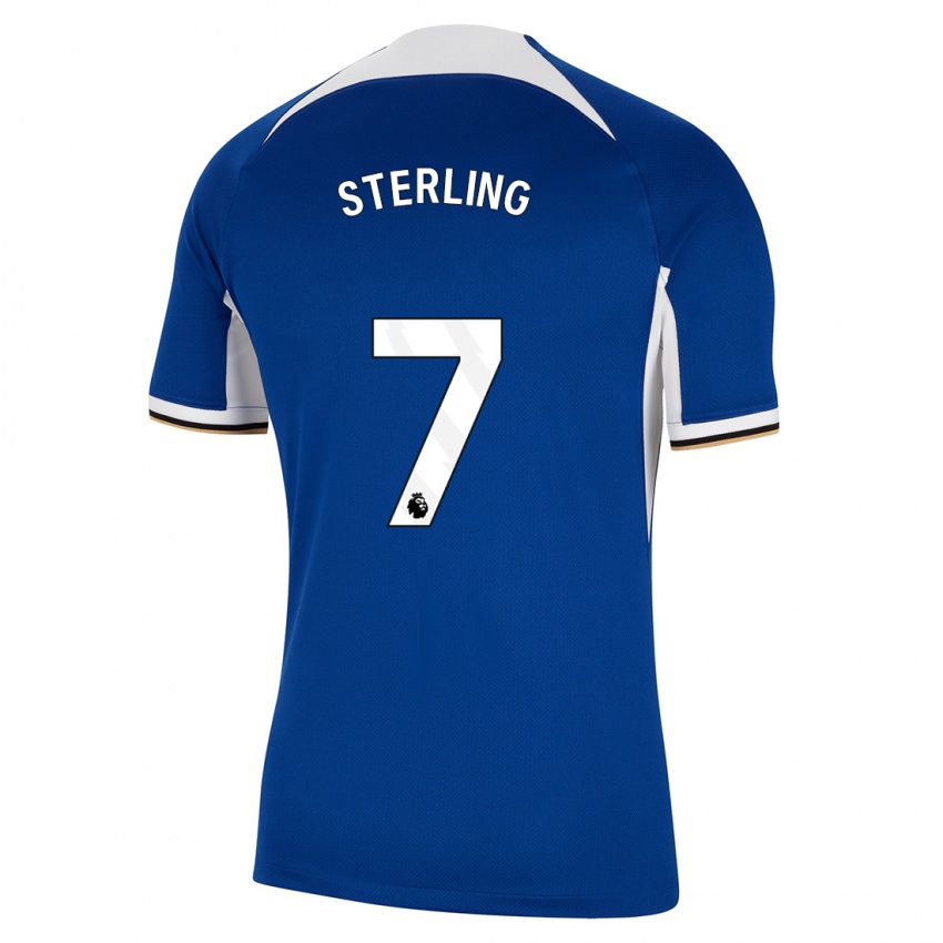 Homem Camisola Raheem Sterling #7 Azul Principal 2023/24 Camisa