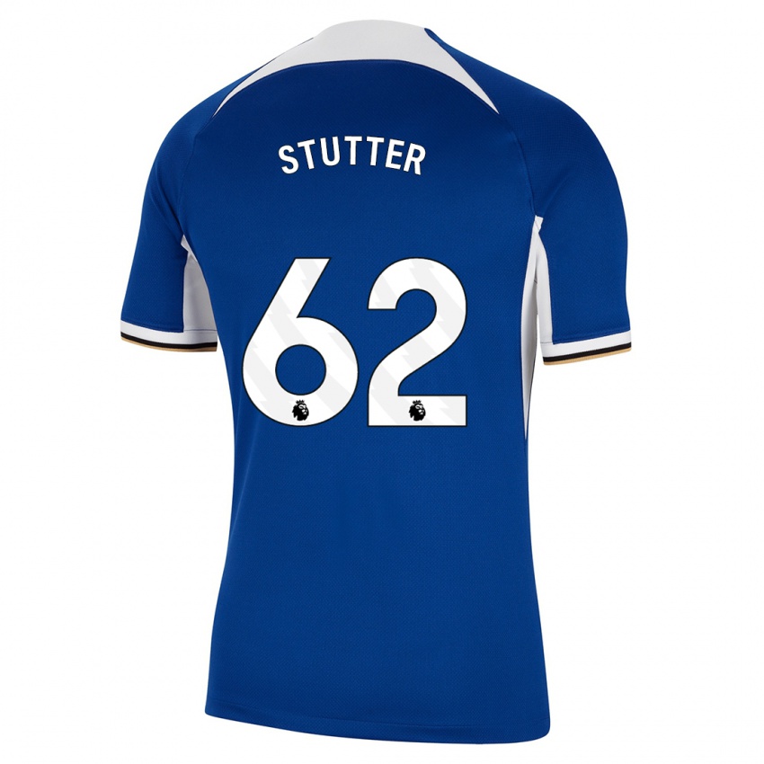 Homem Camisola Ronnie Stutter #62 Azul Principal 2023/24 Camisa