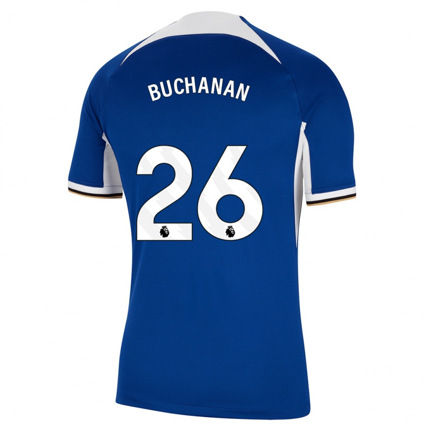 Homem Camisola Kadeisha Buchanan #26 Azul Principal 2023/24 Camisa