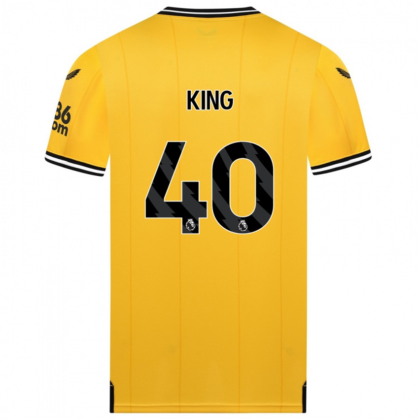 Homem Camisola Tom King #40 Amarelo Principal 2023/24 Camisa