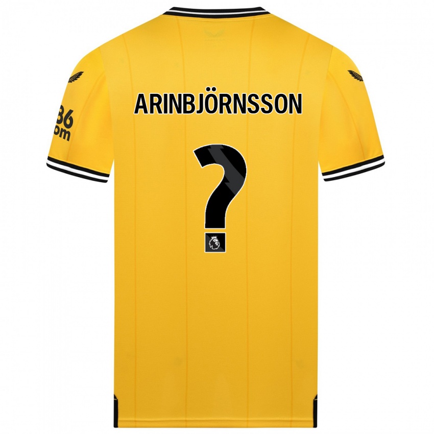 Homem Camisola Pálmi Rafn Arinbjörnsson #0 Amarelo Principal 2023/24 Camisa