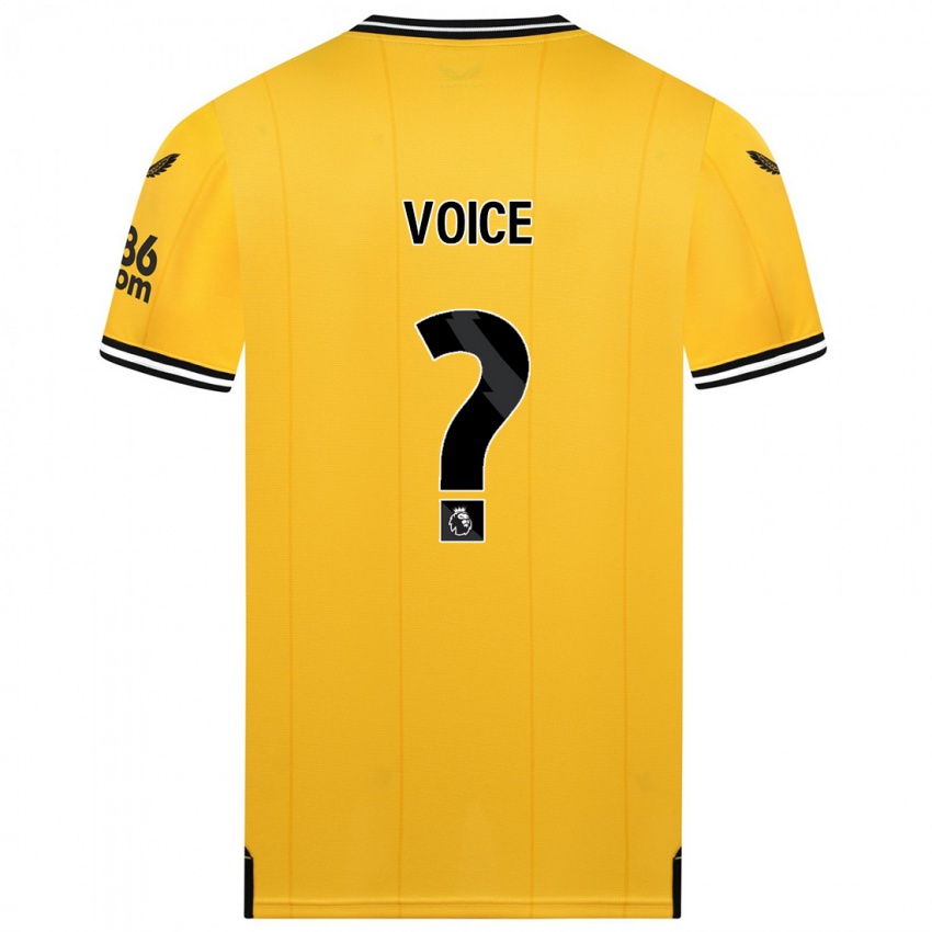 Homem Camisola Caden Voice #0 Amarelo Principal 2023/24 Camisa