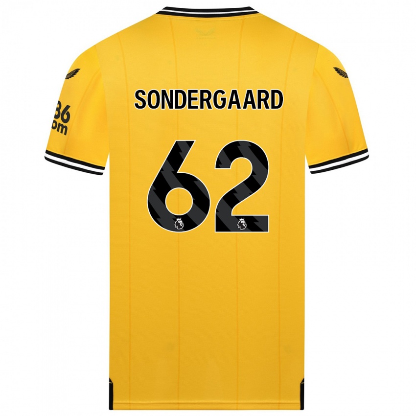 Homem Camisola Andreas Sondergaard #62 Amarelo Principal 2023/24 Camisa