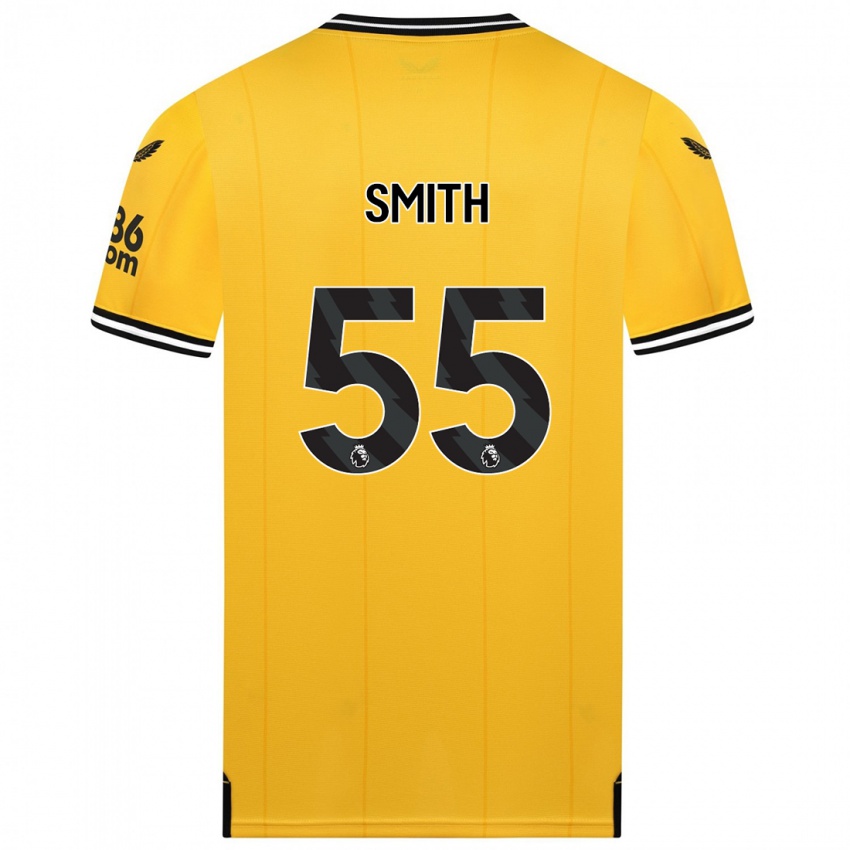Homem Camisola Jackson Smith #55 Amarelo Principal 2023/24 Camisa