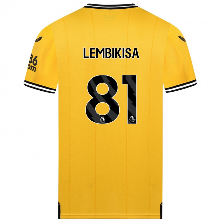 Homem Camisola Dexter Lembikisa #81 Amarelo Principal 2023/24 Camisa