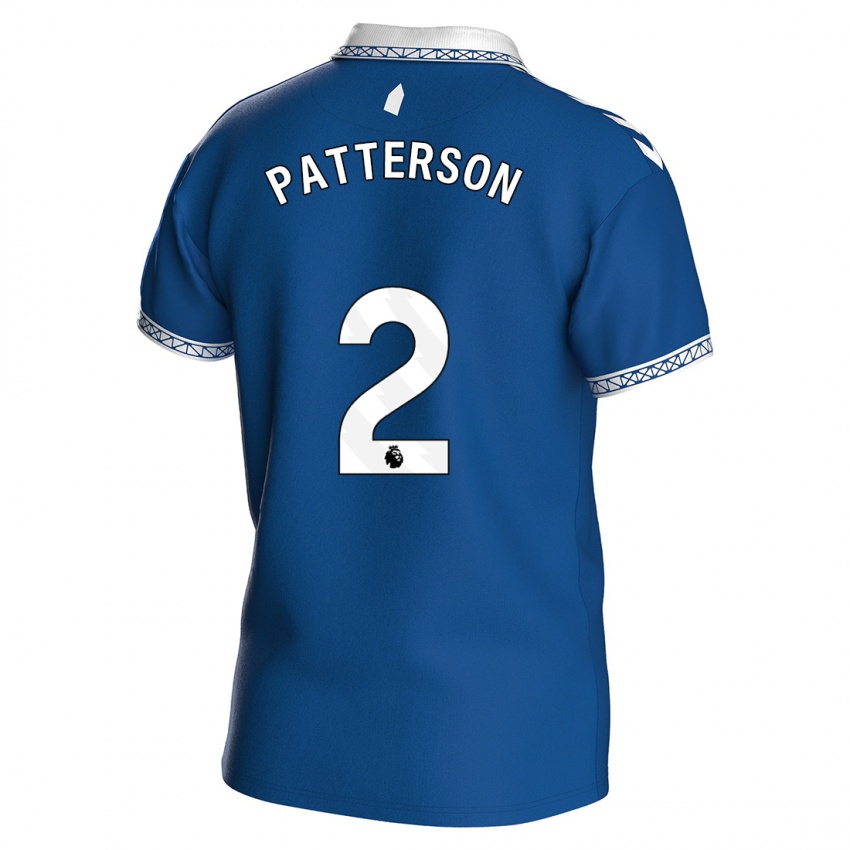 Homem Camisola Nathan Patterson #2 Azul Real Principal 2023/24 Camisa