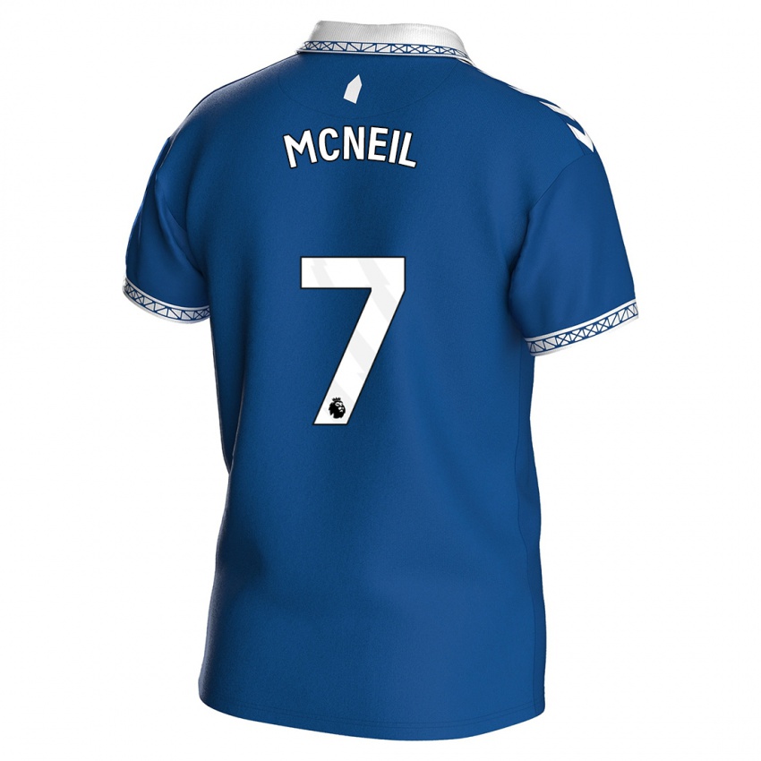 Homem Camisola Dwight Mcneil #7 Azul Real Principal 2023/24 Camisa