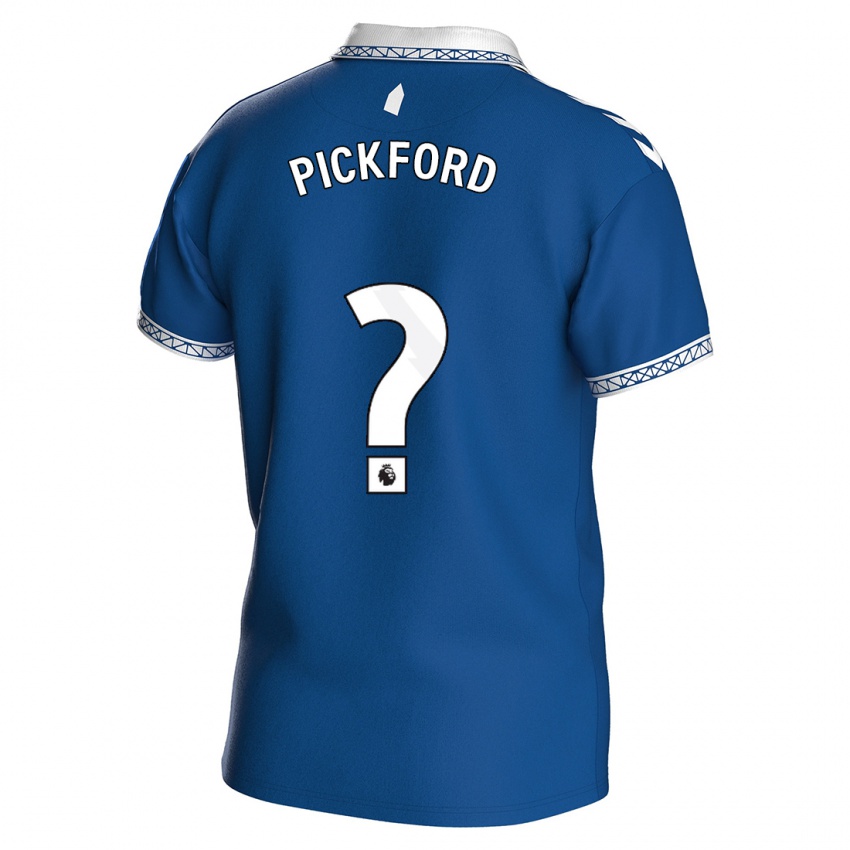 Homem Camisola George Pickford #0 Azul Real Principal 2023/24 Camisa