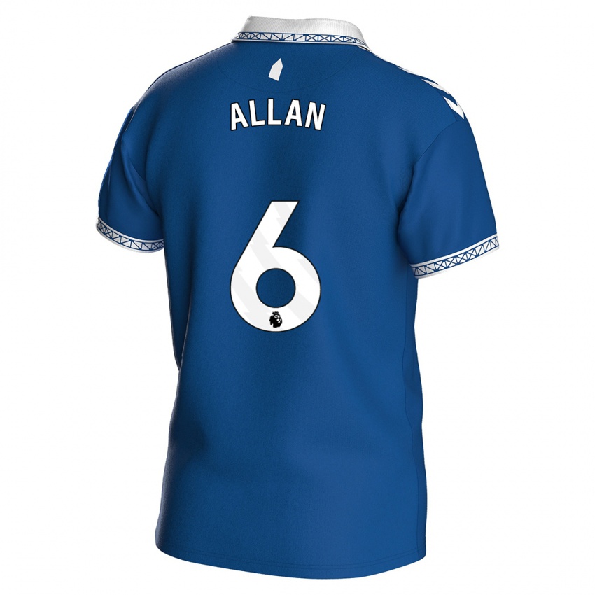 Homem Camisola Allan #6 Azul Real Principal 2023/24 Camisa