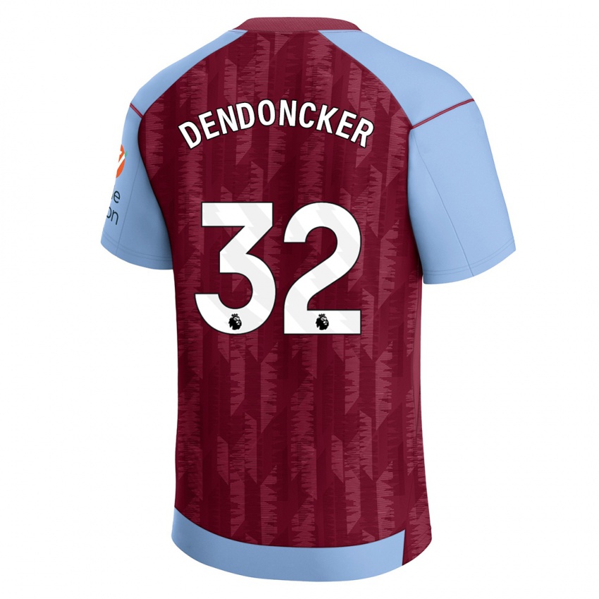 Homem Camisola Leander Dendoncker #32 Azul Claret Principal 2023/24 Camisa