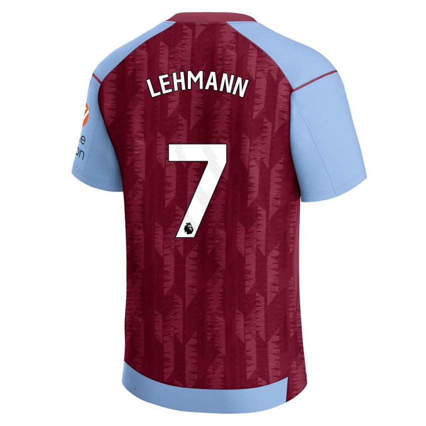 Homem Camisola Alisha Lehmann #7 Azul Claret Principal 2023/24 Camisa