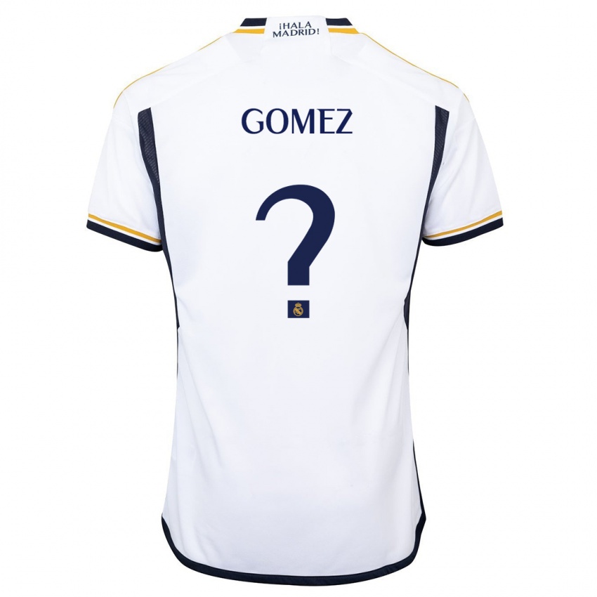 Homem Camisola Eric Gomez #0 Branco Principal 2023/24 Camisa