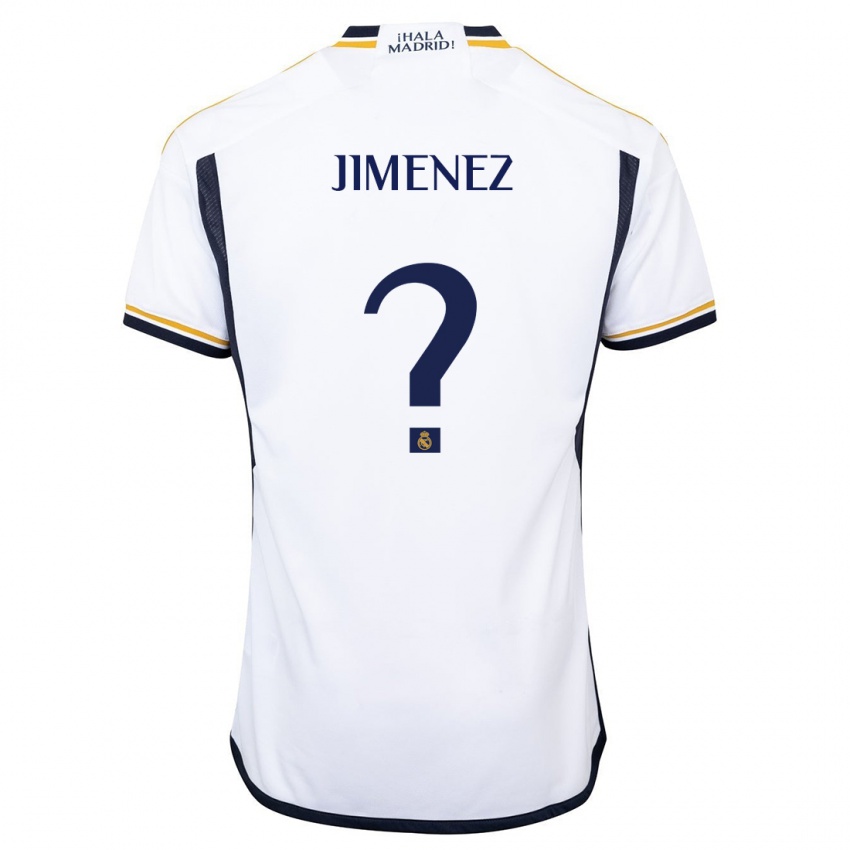 Homem Camisola David Jimenez #0 Branco Principal 2023/24 Camisa