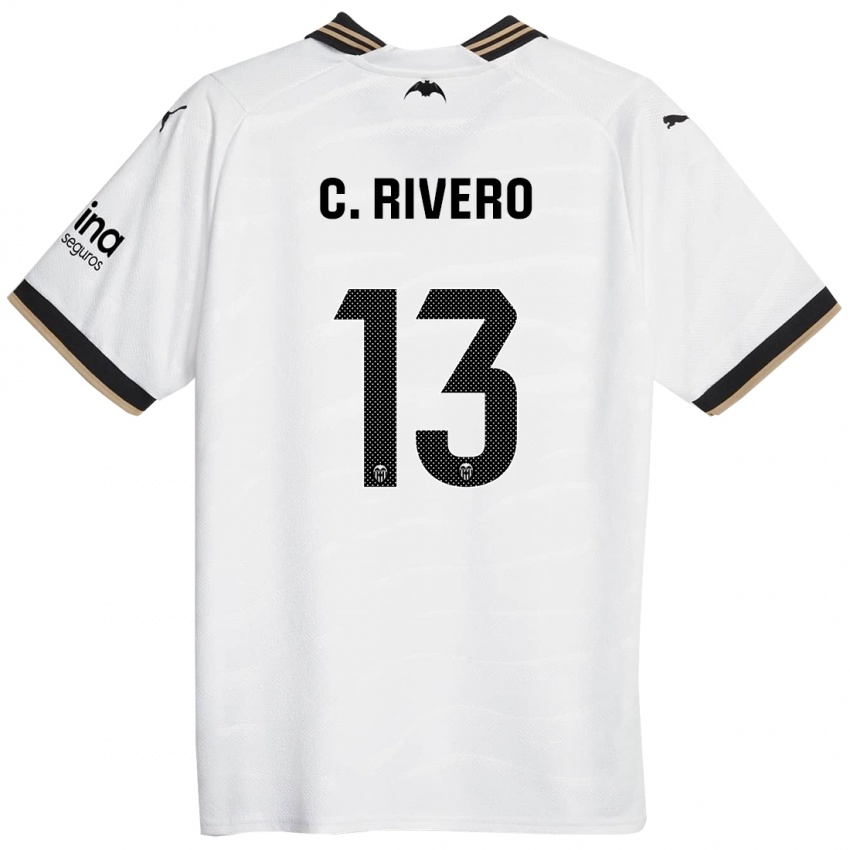 Homem Camisola Cristian Rivero #13 Branco Principal 2023/24 Camisa
