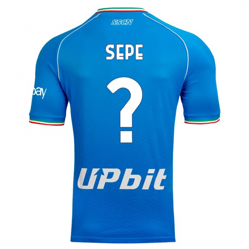 Homem Camisola Mauro Sepe #0 Céu Azul Principal 2023/24 Camisa