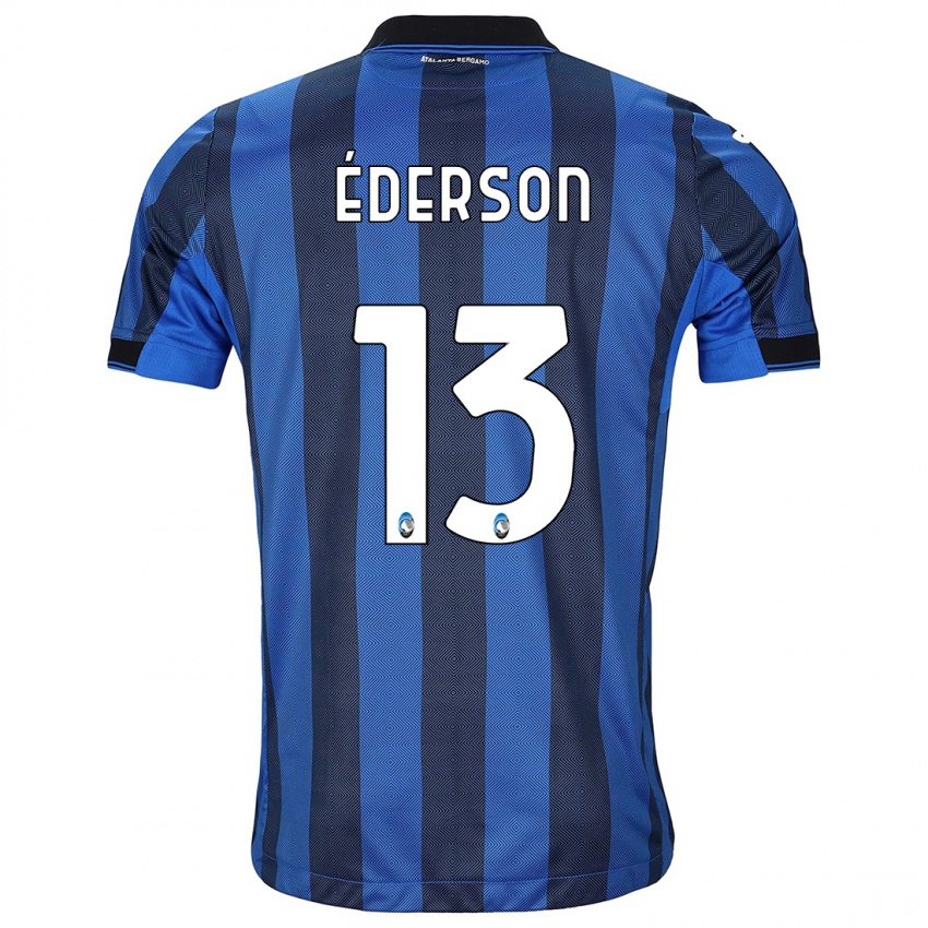 Homem Camisola Ederson #13 Preto Azul Principal 2023/24 Camisa