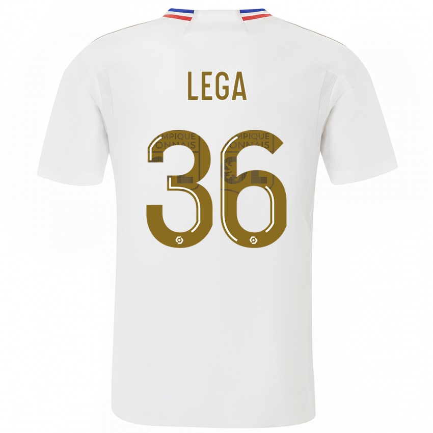 Homem Camisola Sekou Lega #36 Branco Principal 2023/24 Camisa